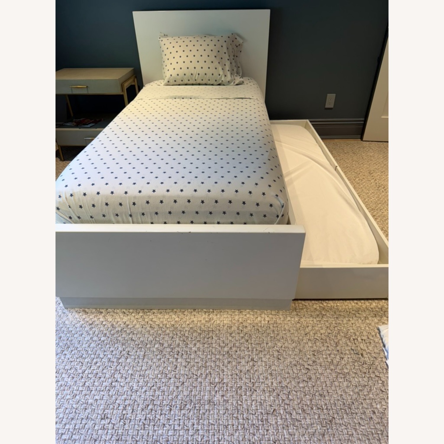 Room & Board White Wood Twin Bed - image-3