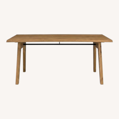 Used Article Madera Dark Brown Wood Dining Table for sale on AptDeco