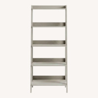 Light Gray Wood Bookcase