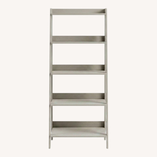 Used Light Gray Wood Bookcase for sale on AptDeco