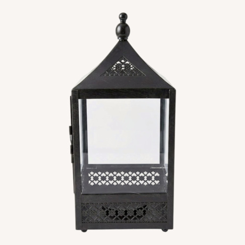 Used Contemporary Décor Metal Candle Lantern for sale on AptDeco