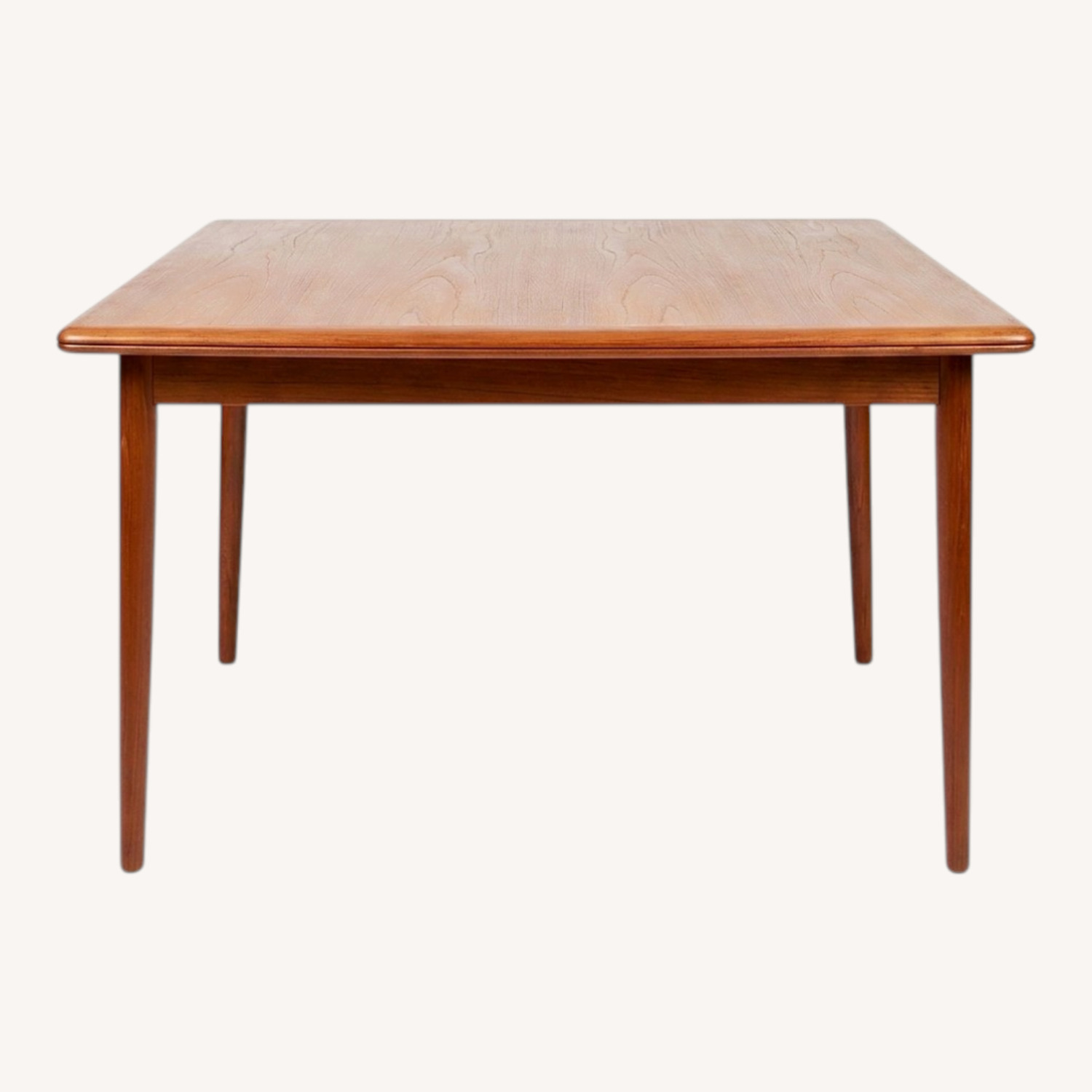 Danish Modern Teak Dining Table, Extendable - image-0