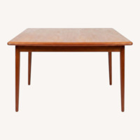 Danish Modern Teak Dining Table, Extendable