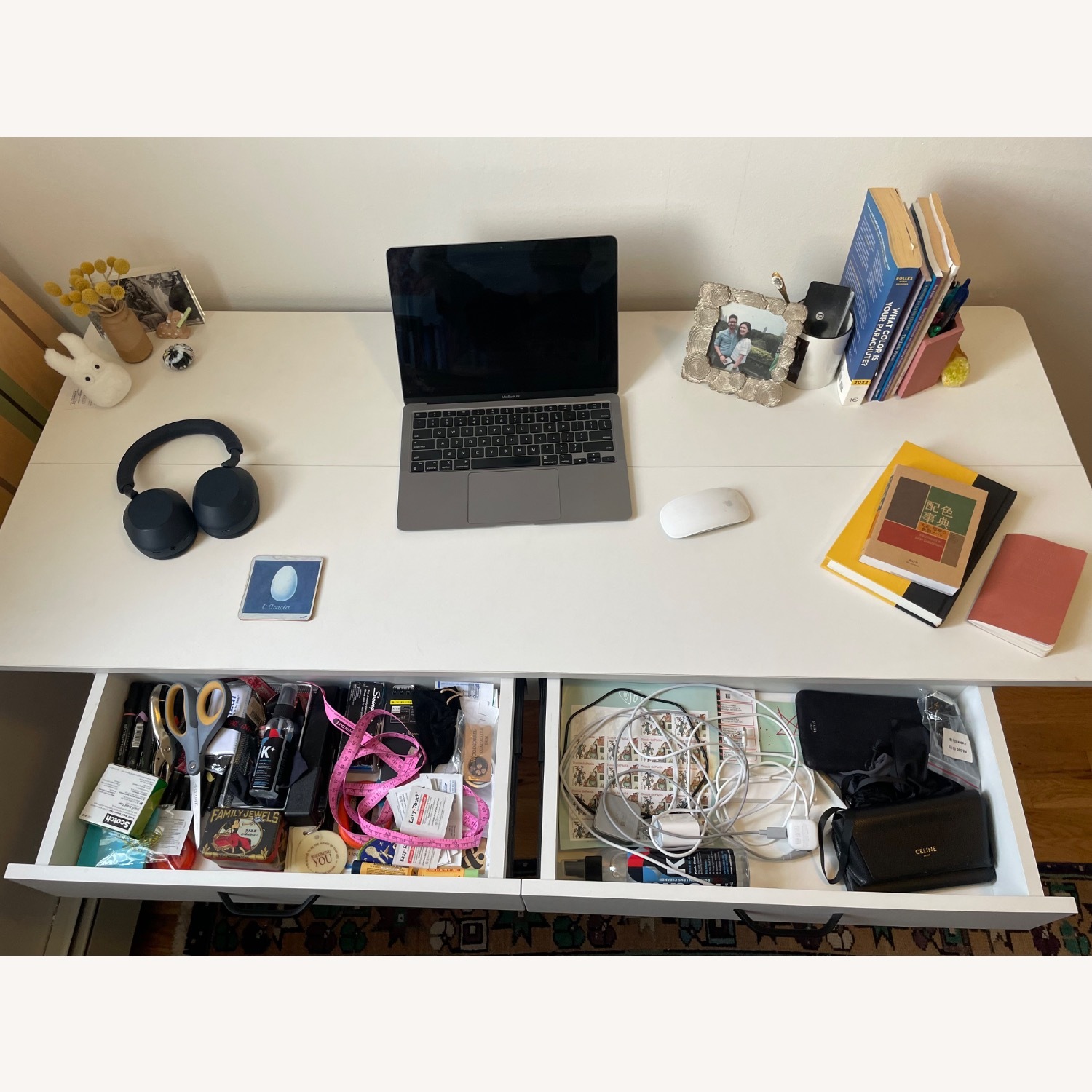 Bed Bath & Beyond White Electonic Standing Desk - image-5