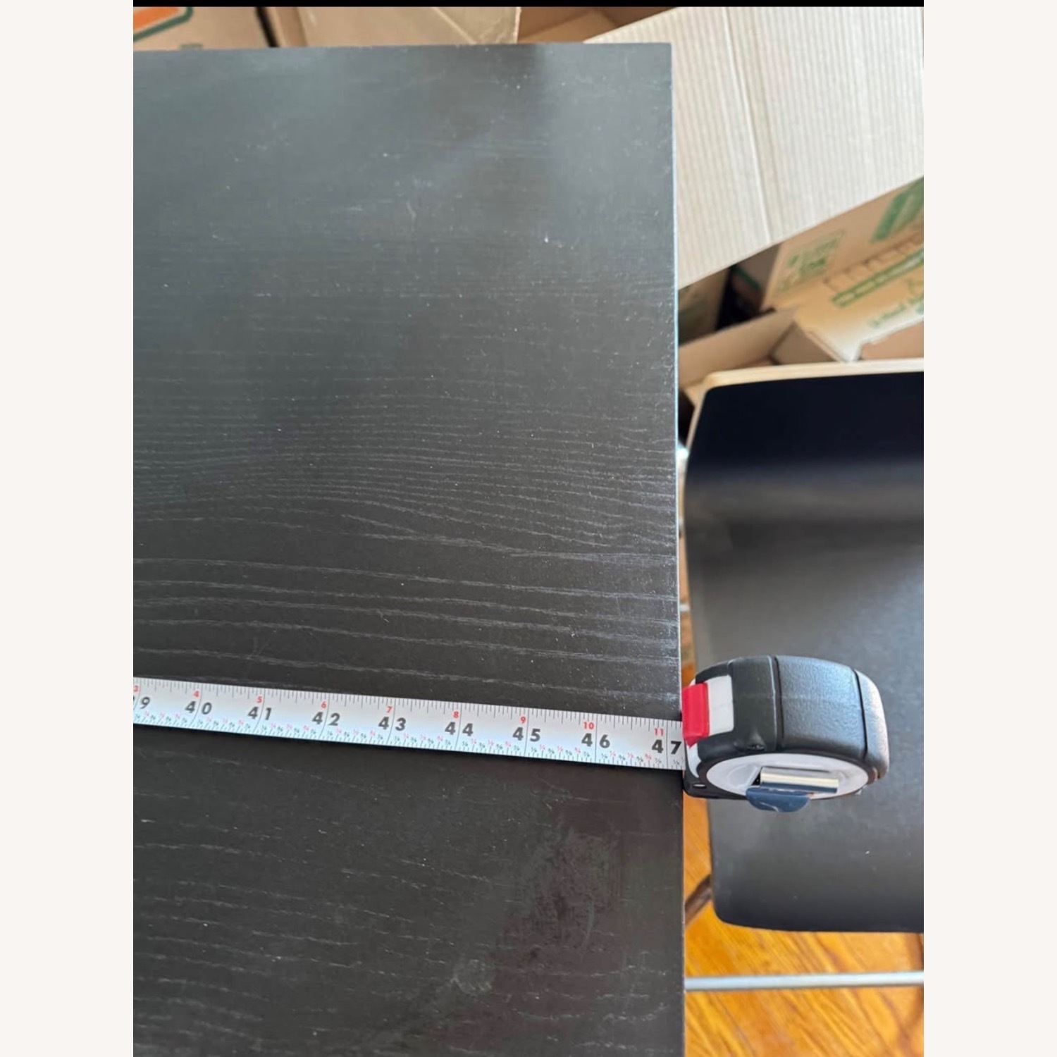 Black Wood Dining Table - image-3