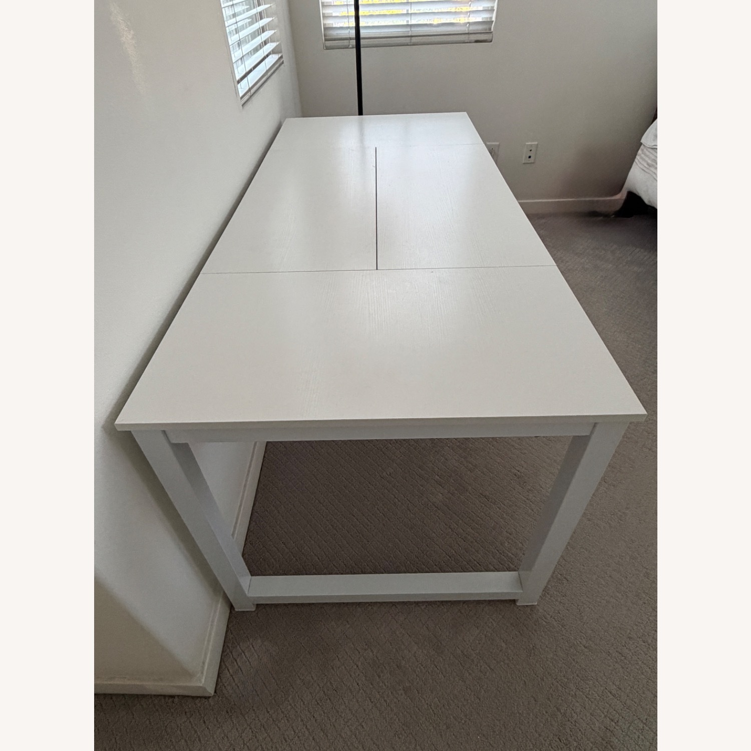 Modern White Desk - image-1
