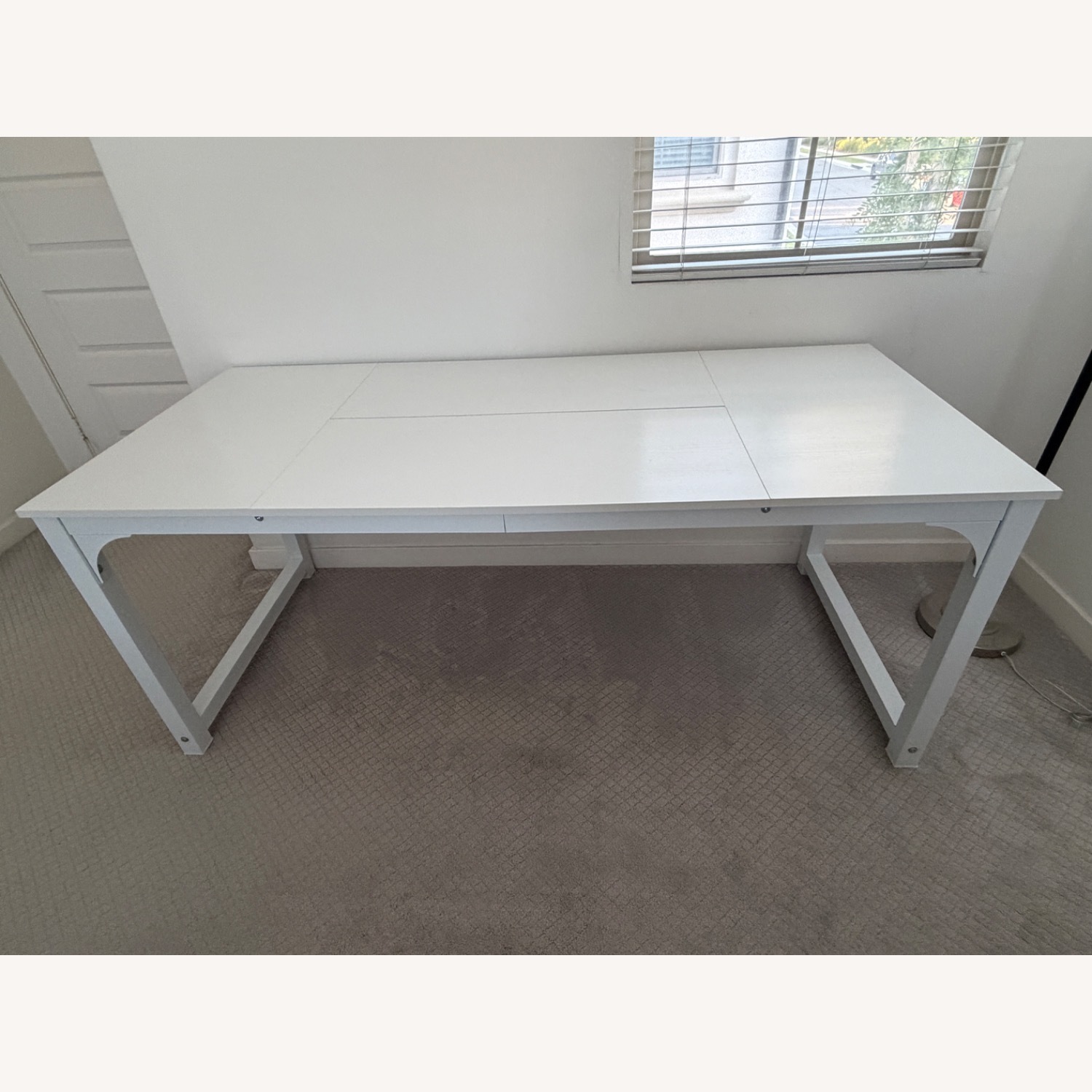 Modern White Desk - image-2