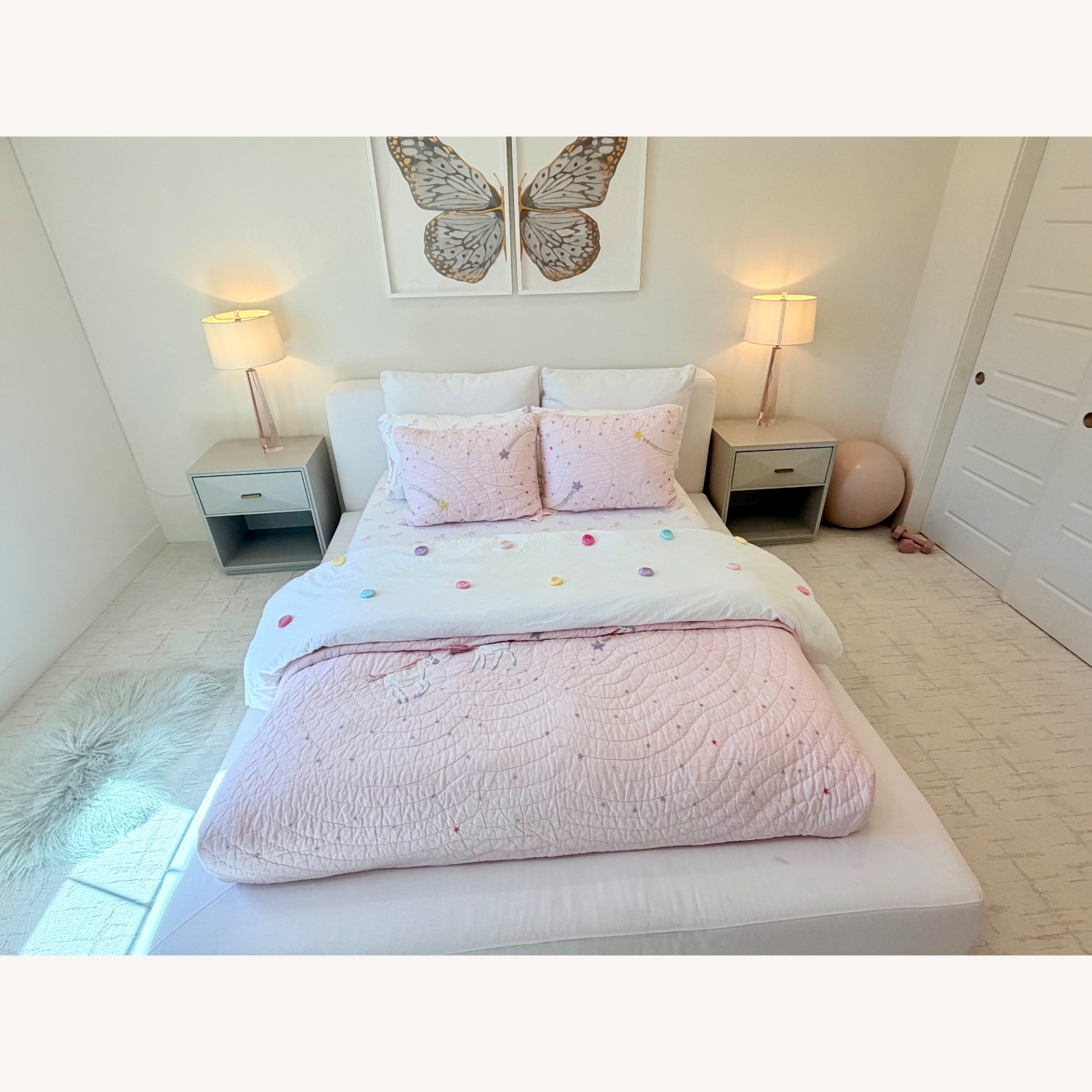 Restoration Hardware Baby & Child White Queen Bed - image-2