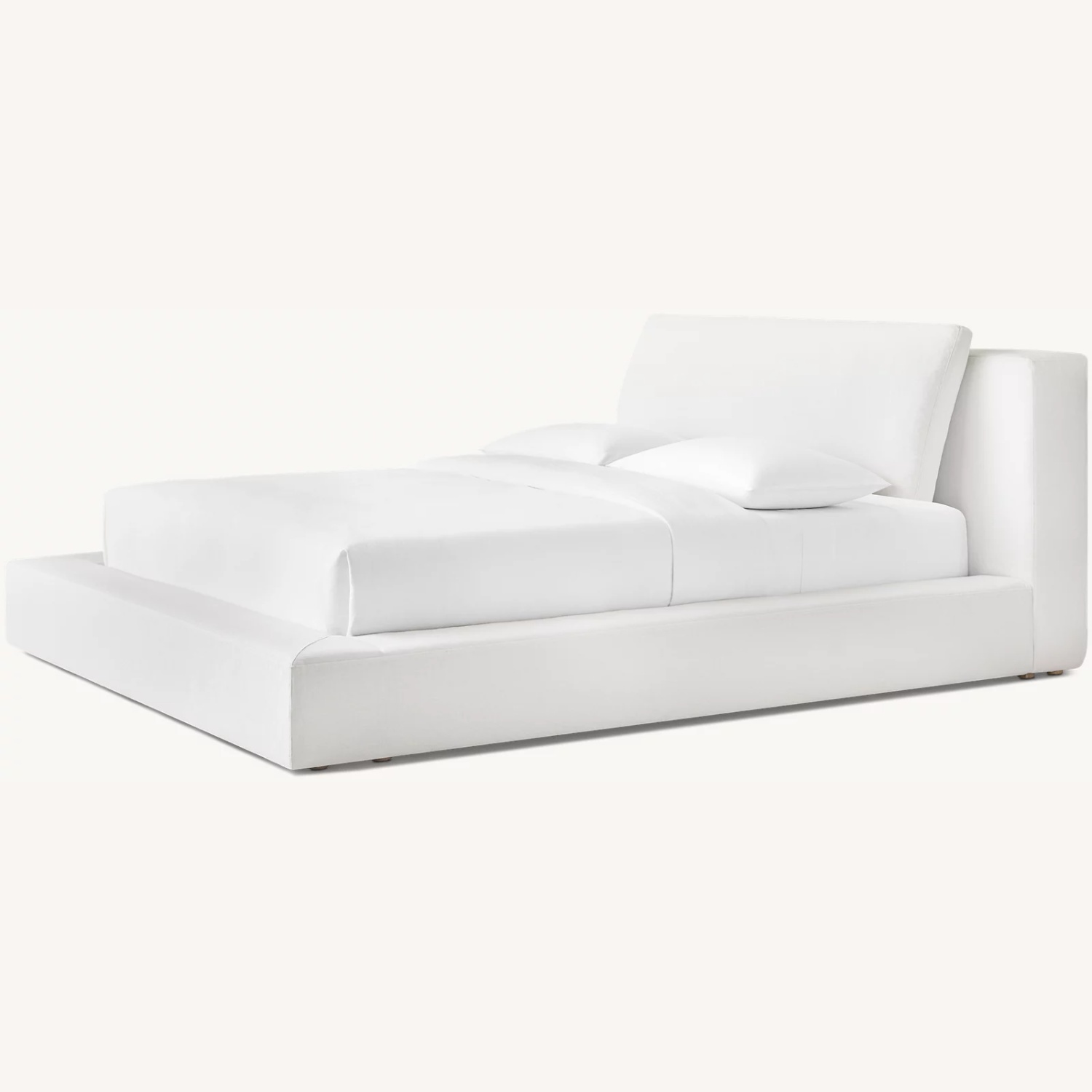 Restoration Hardware Baby & Child White Queen Bed - image-4