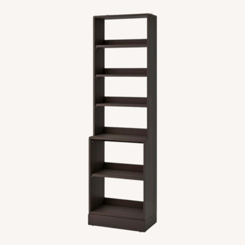 Used IKEA Havsta Tall Bookcase Dark Brown Wood for sale on AptDeco