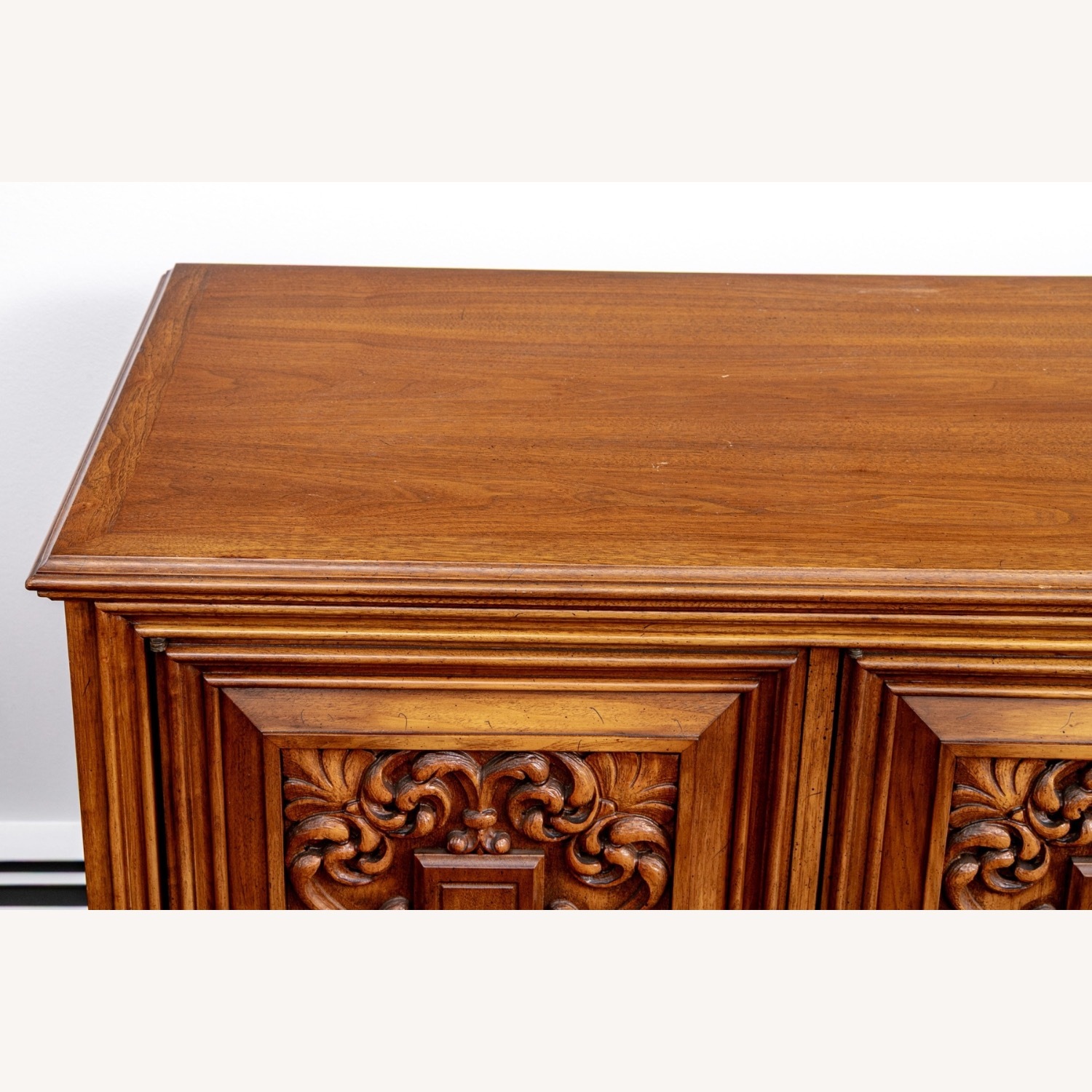 Vintage/Antique Dark Brown Wood Sideboard - image-2