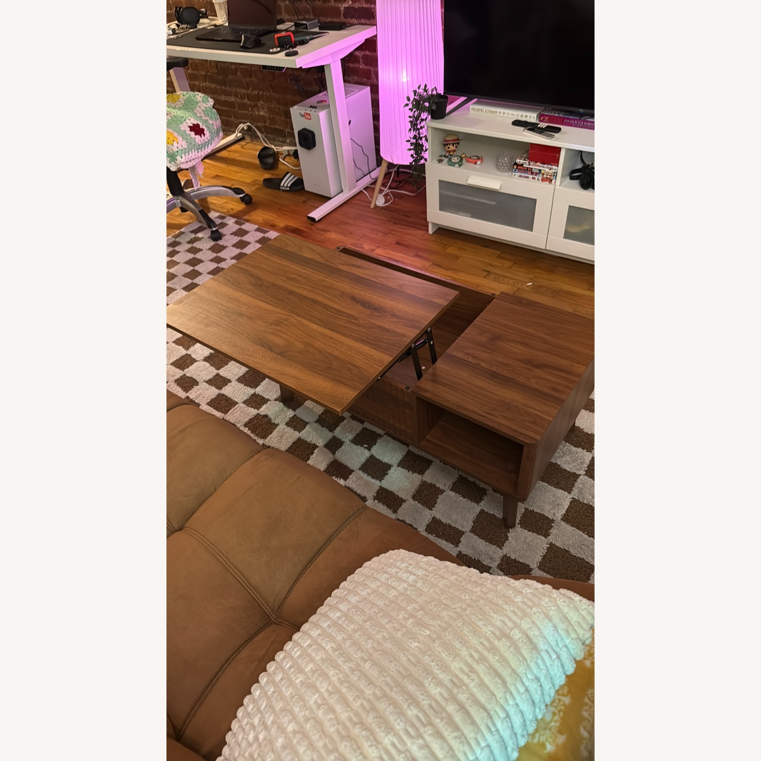 Amazon Lift Top Coffee Table with Storage - image-3