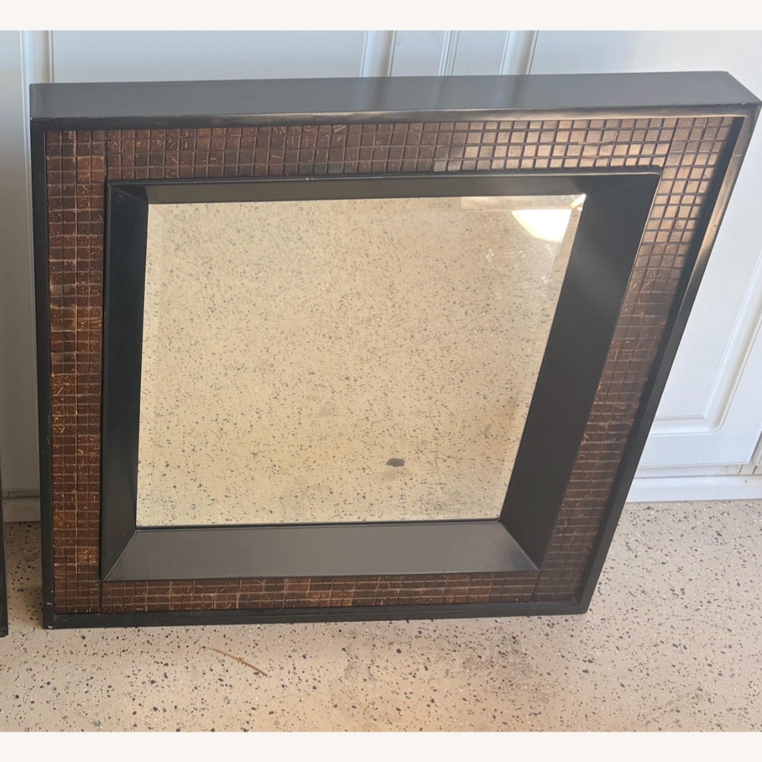 Dark Wood 24x24 Mirrors - image-3