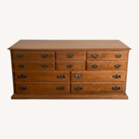 Ethan Allen 3 Piece Set Maple Triple Dresser