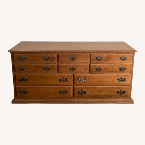 Used Ethan Allen 3 Piece Set Maple Triple Dresser for sale on AptDeco