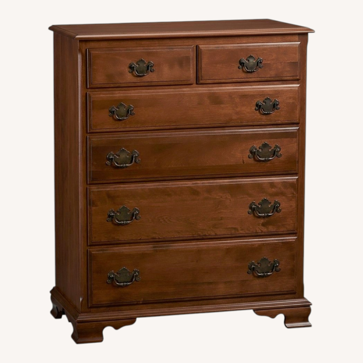 Ethan Allen Maple High Dresser - image-0