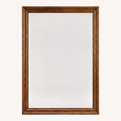 Used Ethan Allen Large Maple Frame Dresser/Wall Mirror for sale on AptDeco