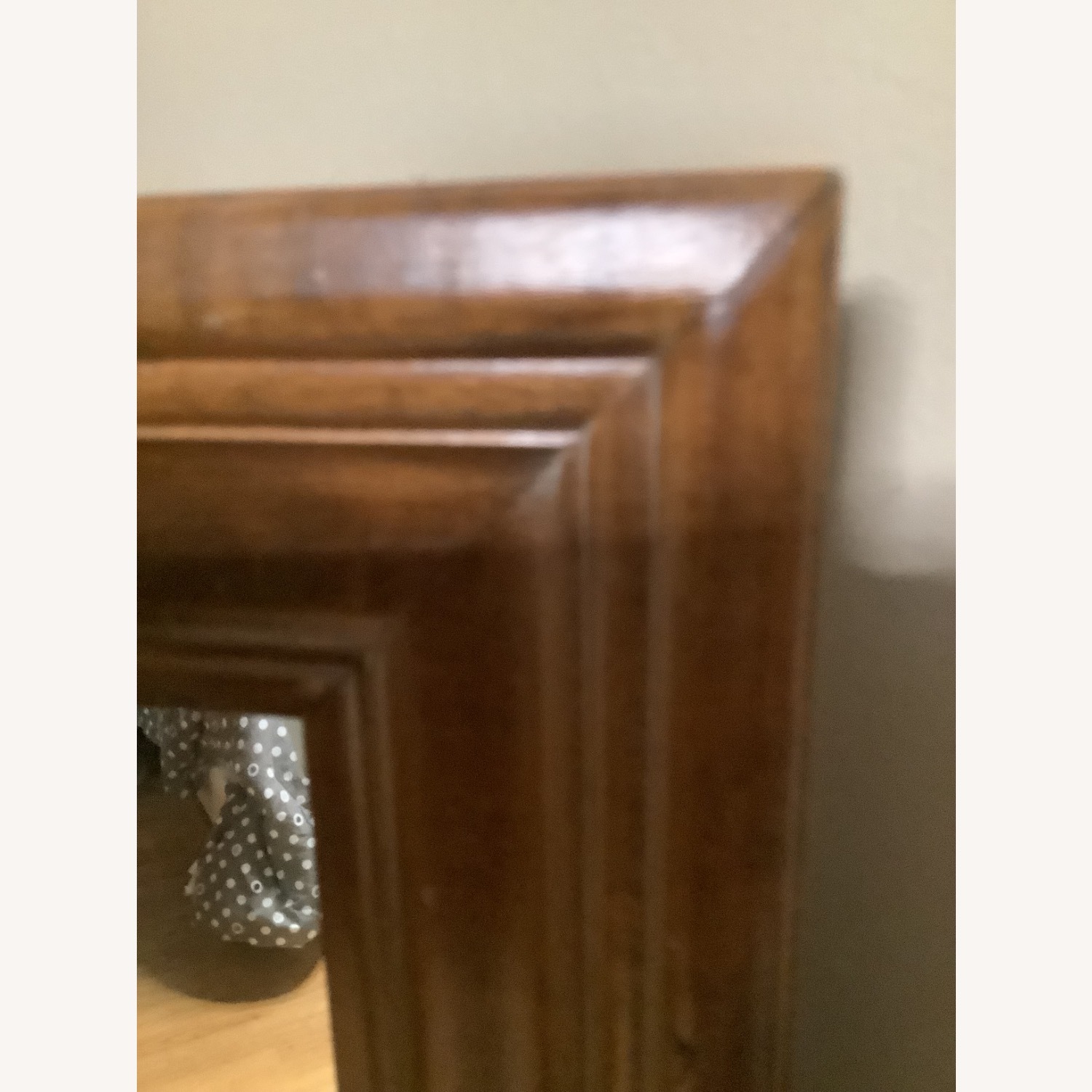 Ethan Allen Large Maple Frame Dresser/Wall Mirror - image-3