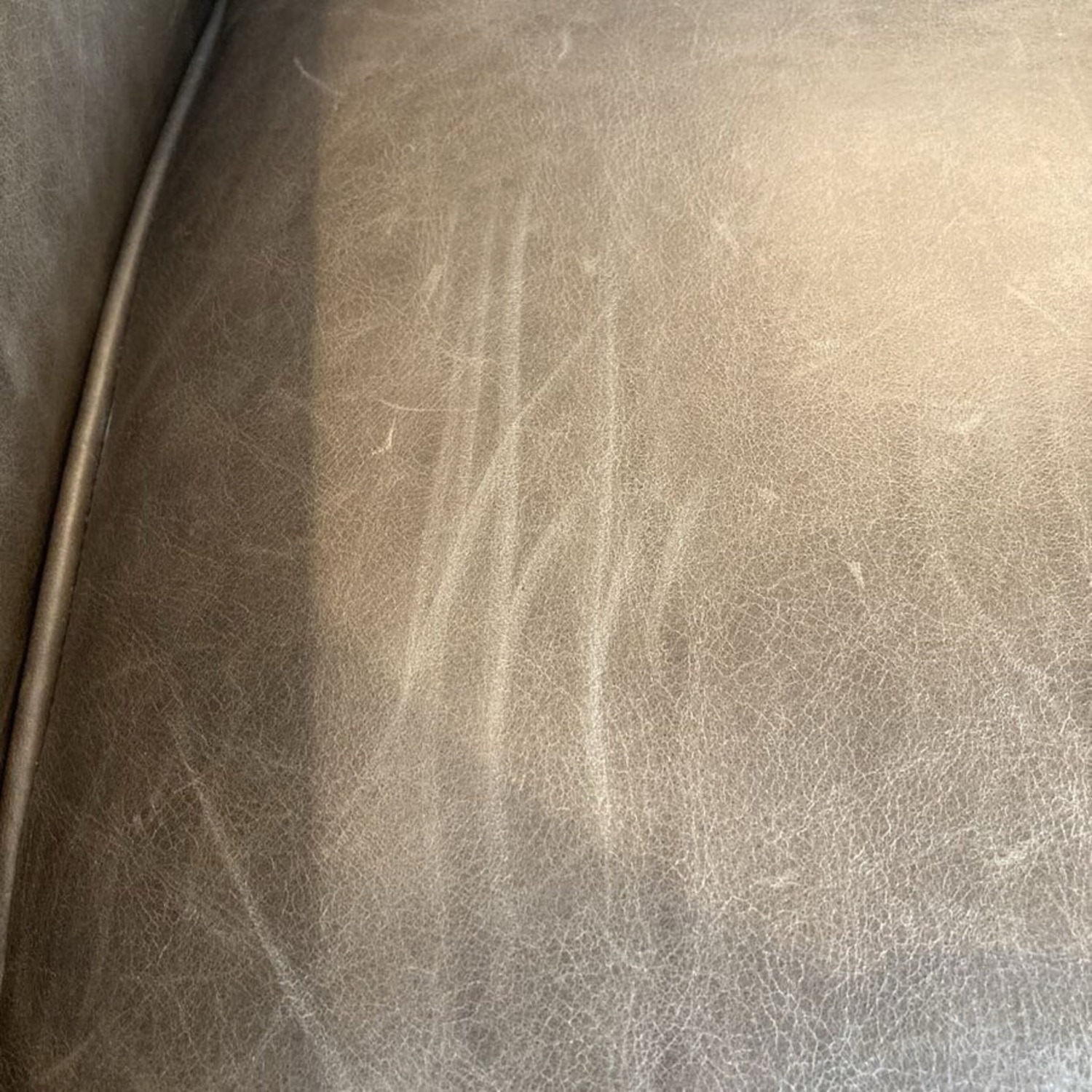 Pottery Barn Irving Square Arm Leather Chair - image-11