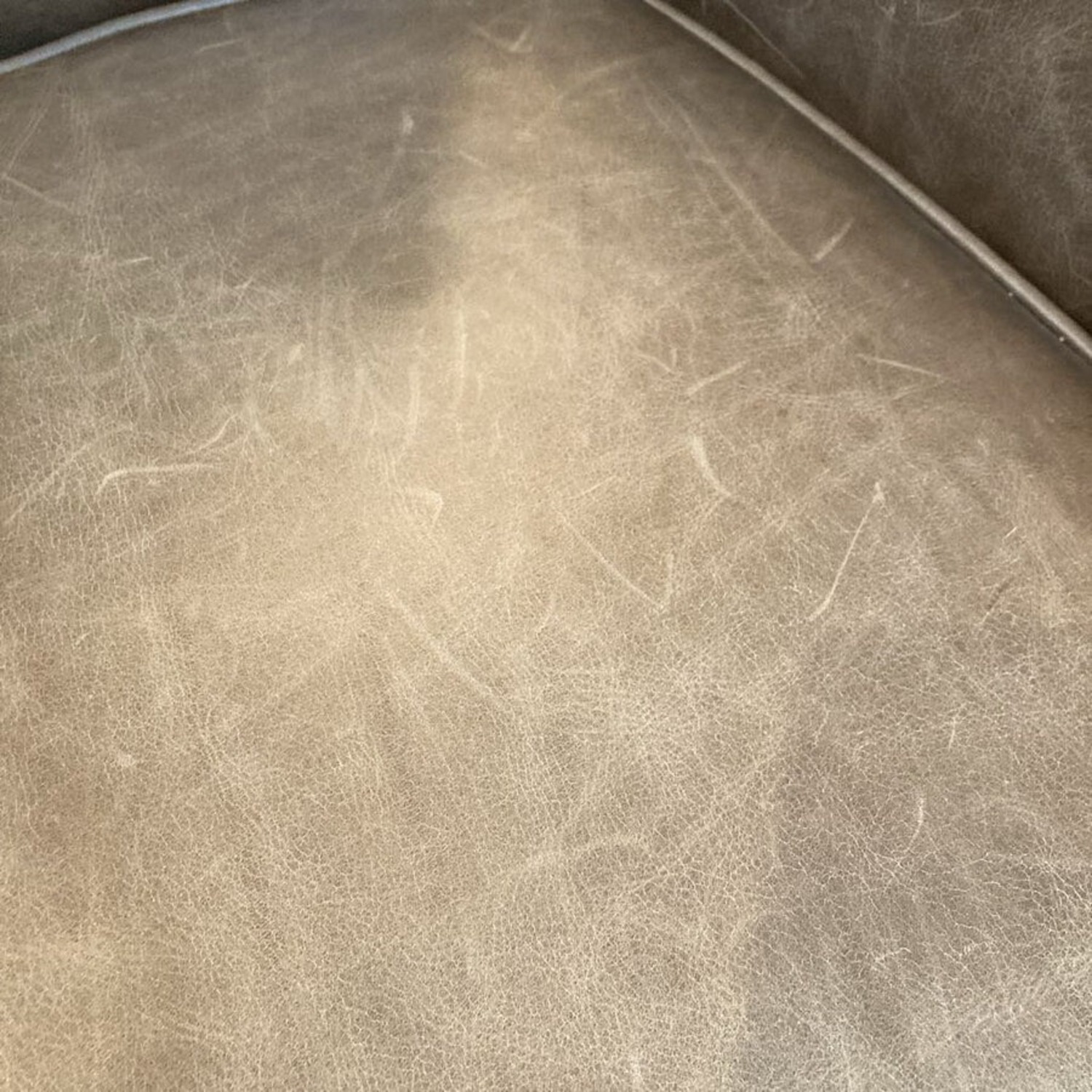 Pottery Barn Irving Square Arm Leather Chair - image-8