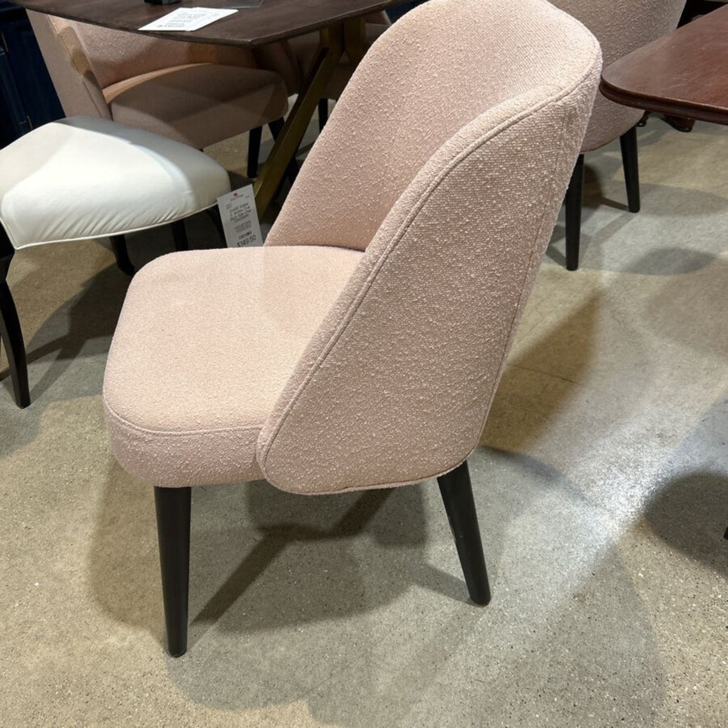 Room & Board Cora Modern Boucle Dining Chair - image-2
