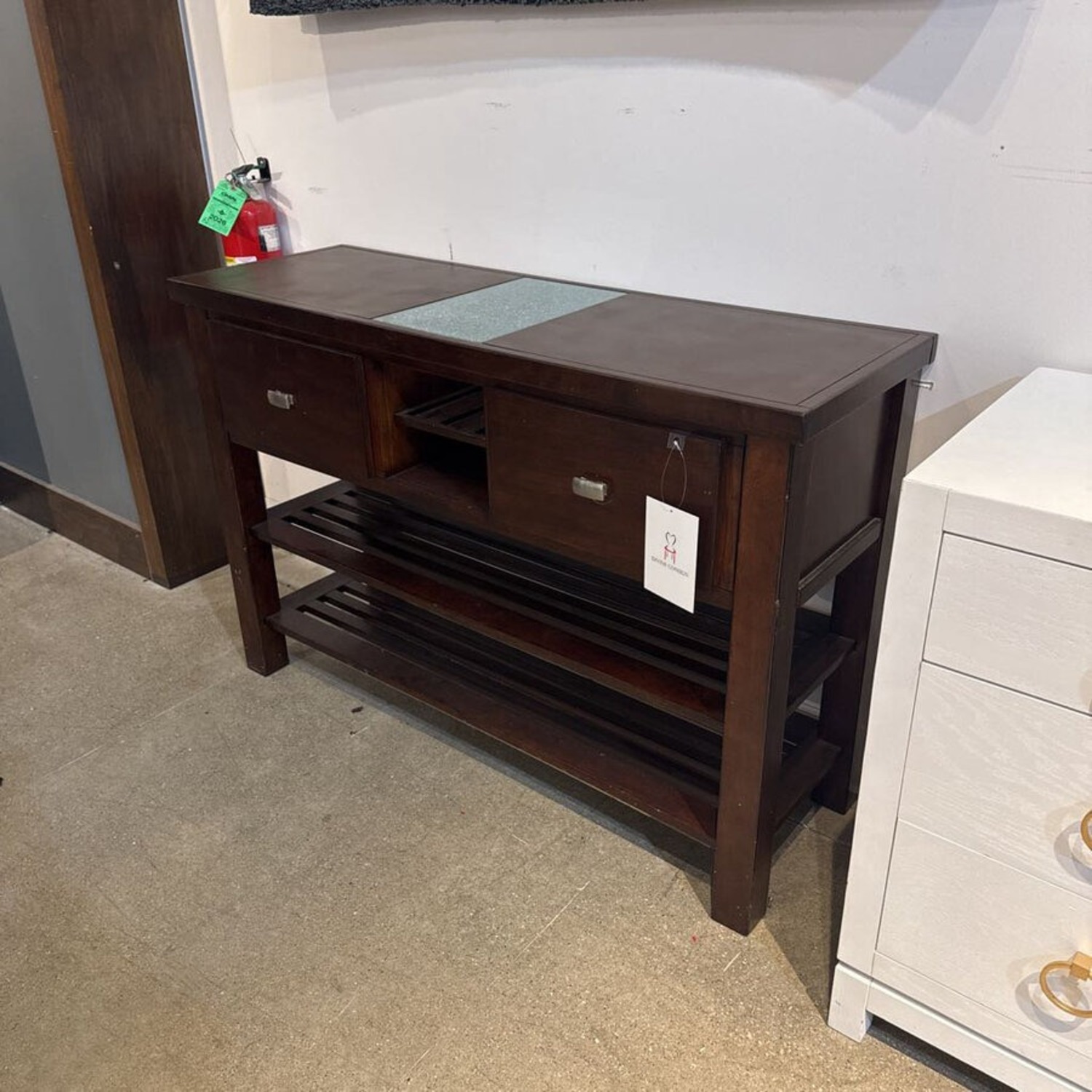 Tiered 2-Drawer Utility Console Table  - image-4