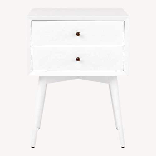 Used West Elm White Mid-Century Modern Nightstands for sale on AptDeco