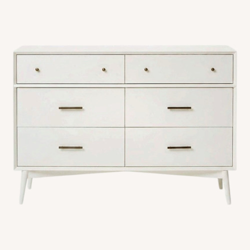 Used West Elm White Wood Dresser for sale on AptDeco