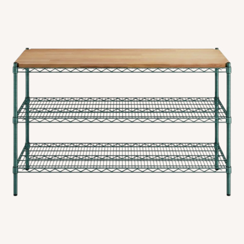 Used Restaurant Supply Butcher Block Island for sale on AptDeco
