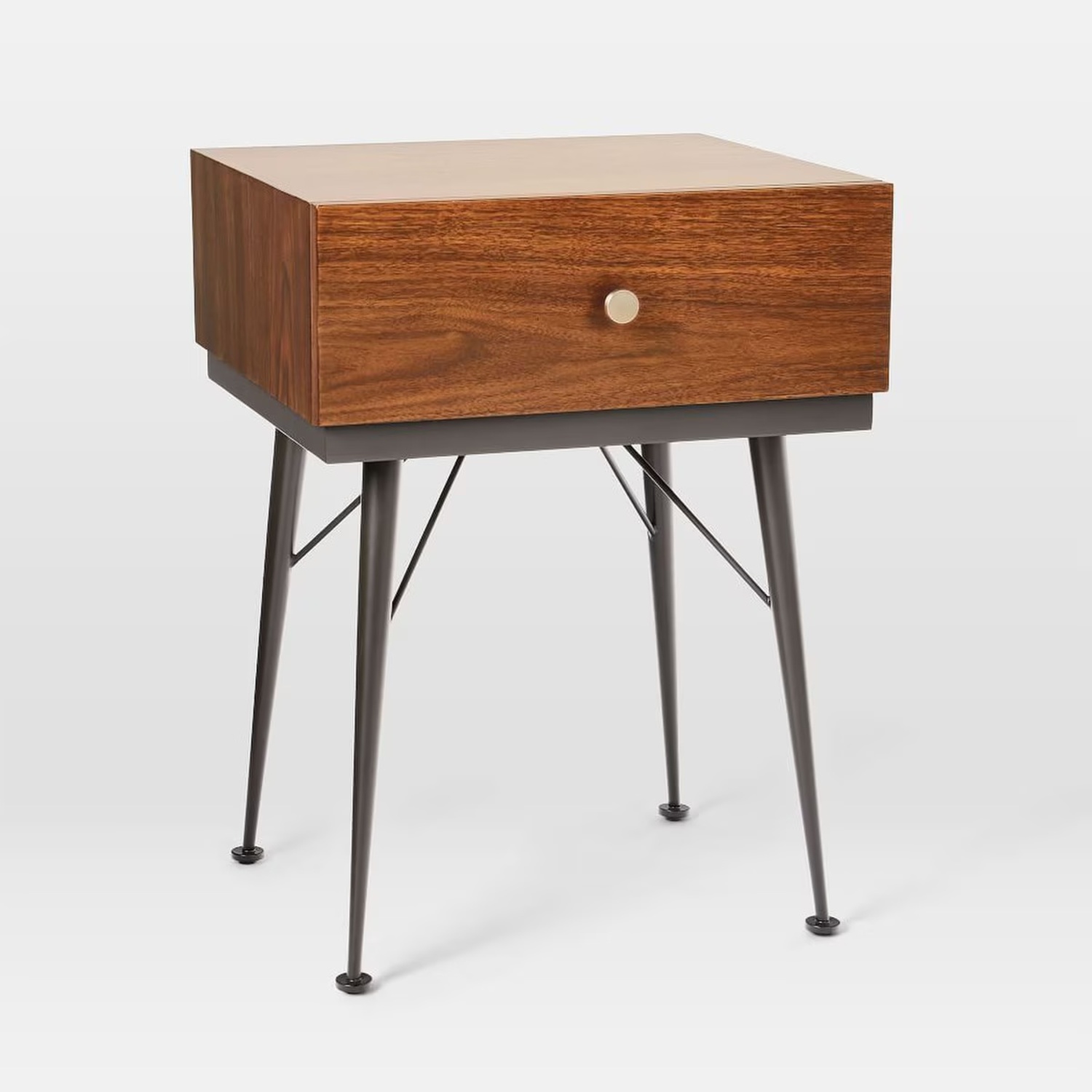 West Elm Mid Century Walnut Paulson Nightstand - image-8