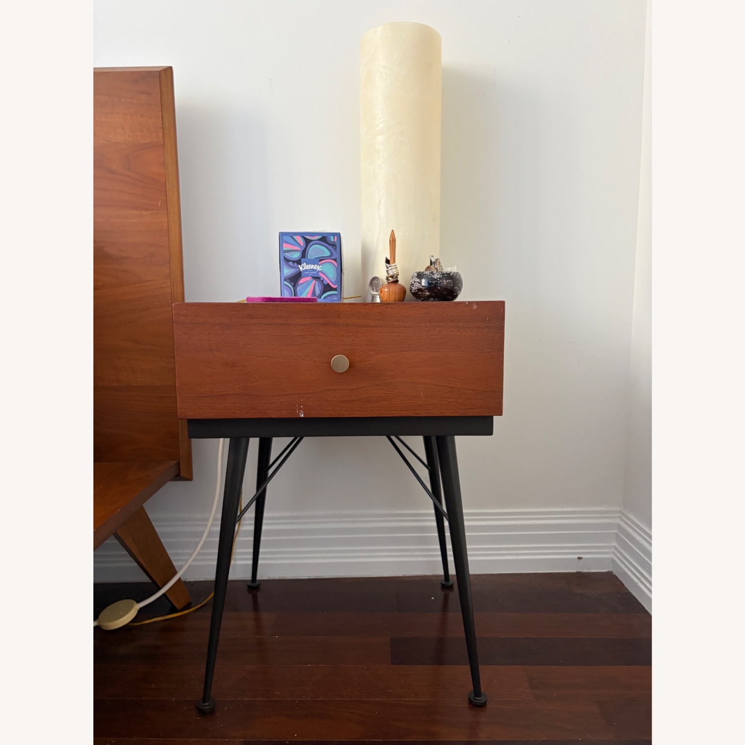 West Elm Mid Century Walnut Paulson Nightstand - image-1