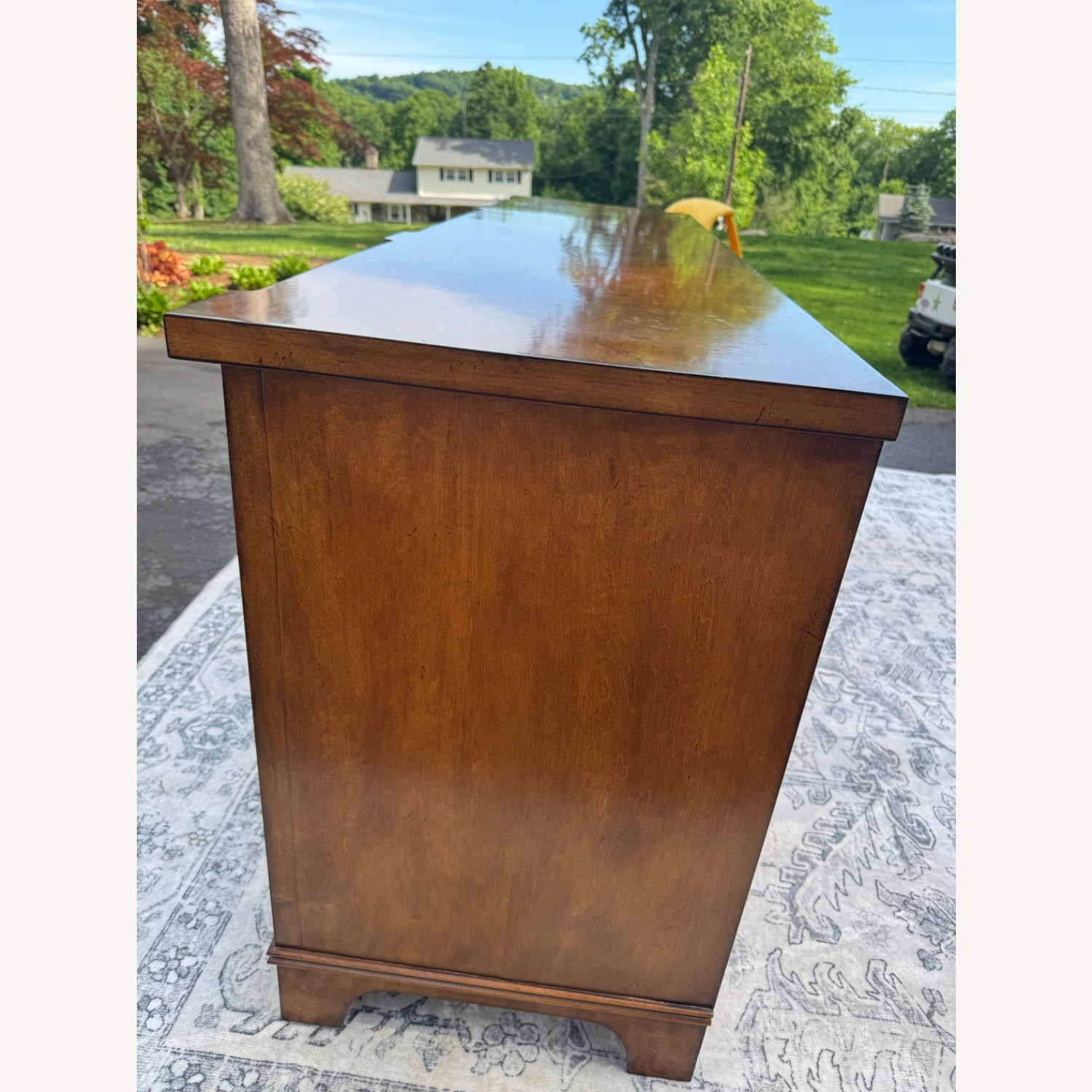 Century Furniture Dark Brown Wood Dresser/console - image-4