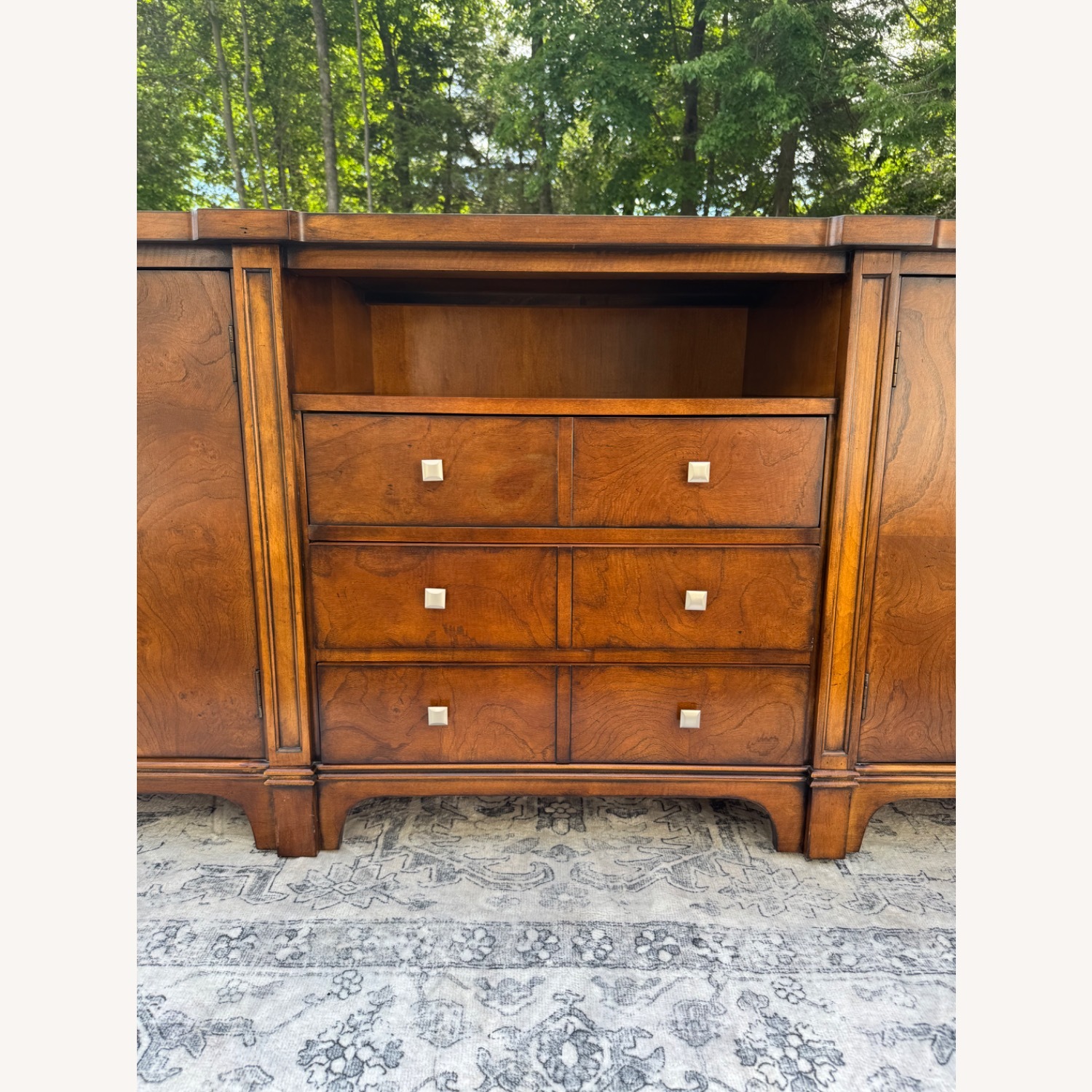 Century Furniture Dark Brown Wood Dresser/console - image-2