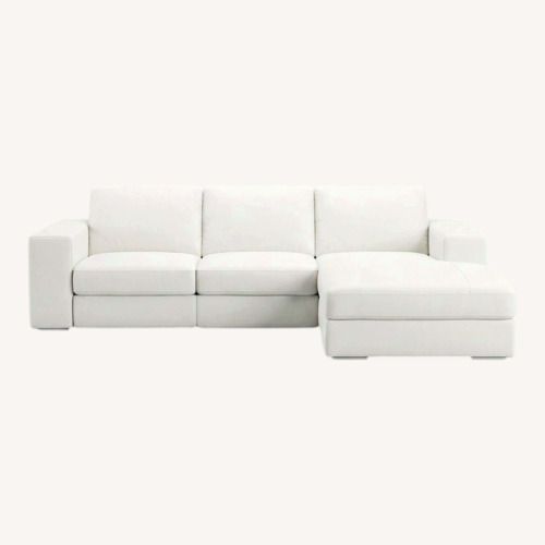 Used Modani Thompson Power Motion Sectional White for sale on AptDeco