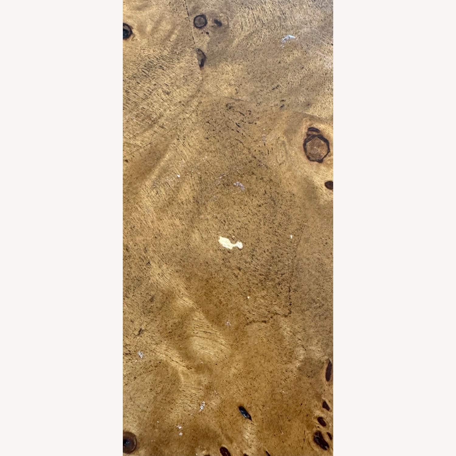 Restoration Hardware Belmont Burl Natural Wood Dining Table - image-8