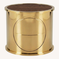 Brass & Marble End Tables