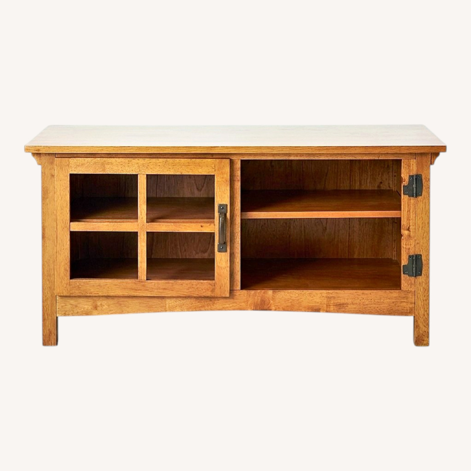 Vintage/Antique Finds Dark Brown Media Storage - image-0