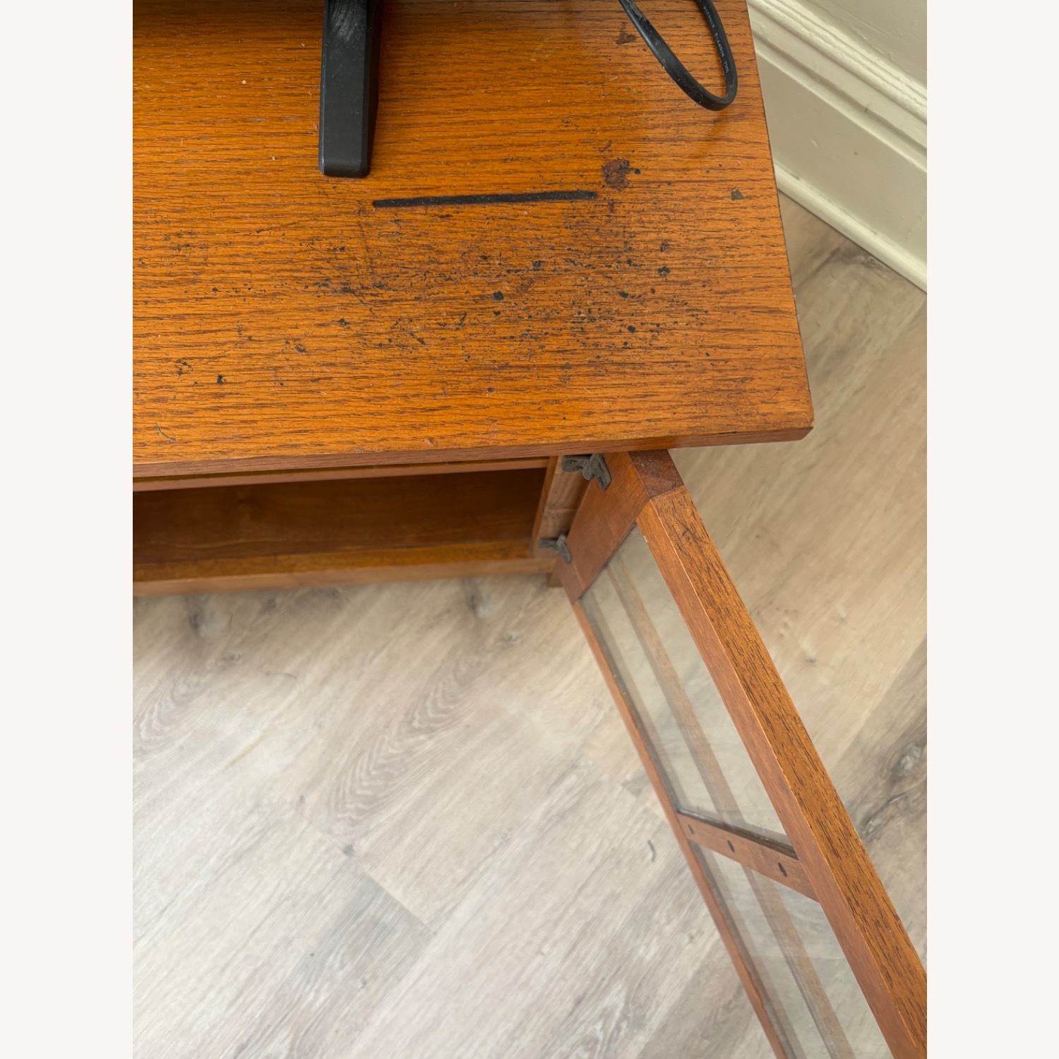 Vintage/Antique Finds Dark Brown Media Storage - image-3