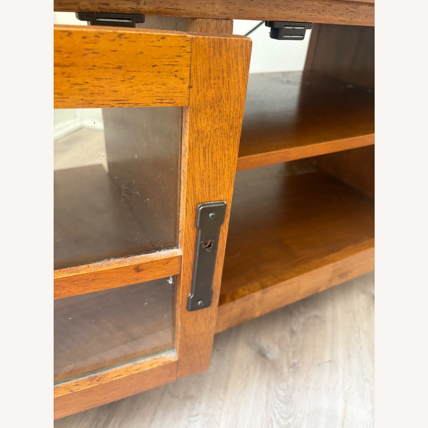 Vintage/Antique Finds Dark Brown Media Storage - image-2