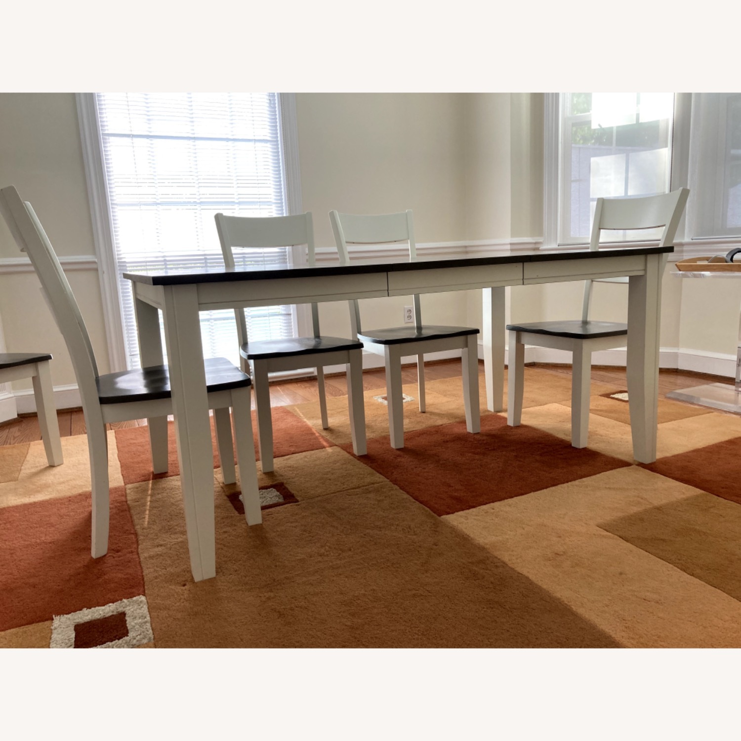 Bob's Discount Furniture White Wood Dining Set - image-2