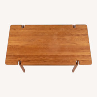 1960s Danish Solid Teak Coffee Table