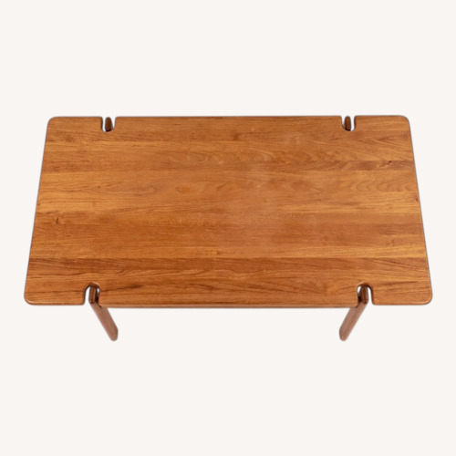 Used 1960s Danish Solid Teak Coffee Table for sale on AptDeco