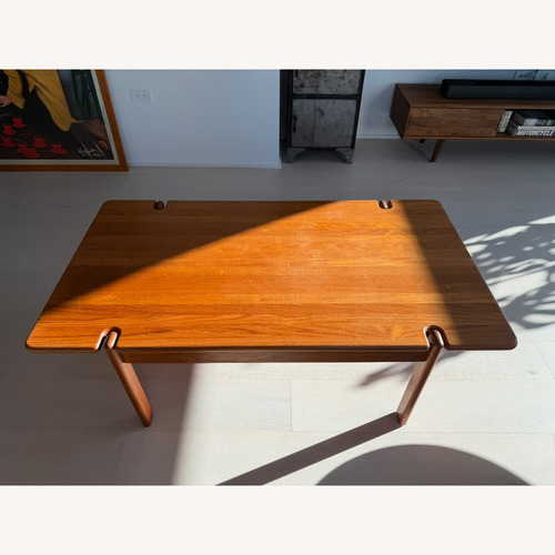 Used 1960s Danish Solid Teak Coffee Table for sale on AptDeco