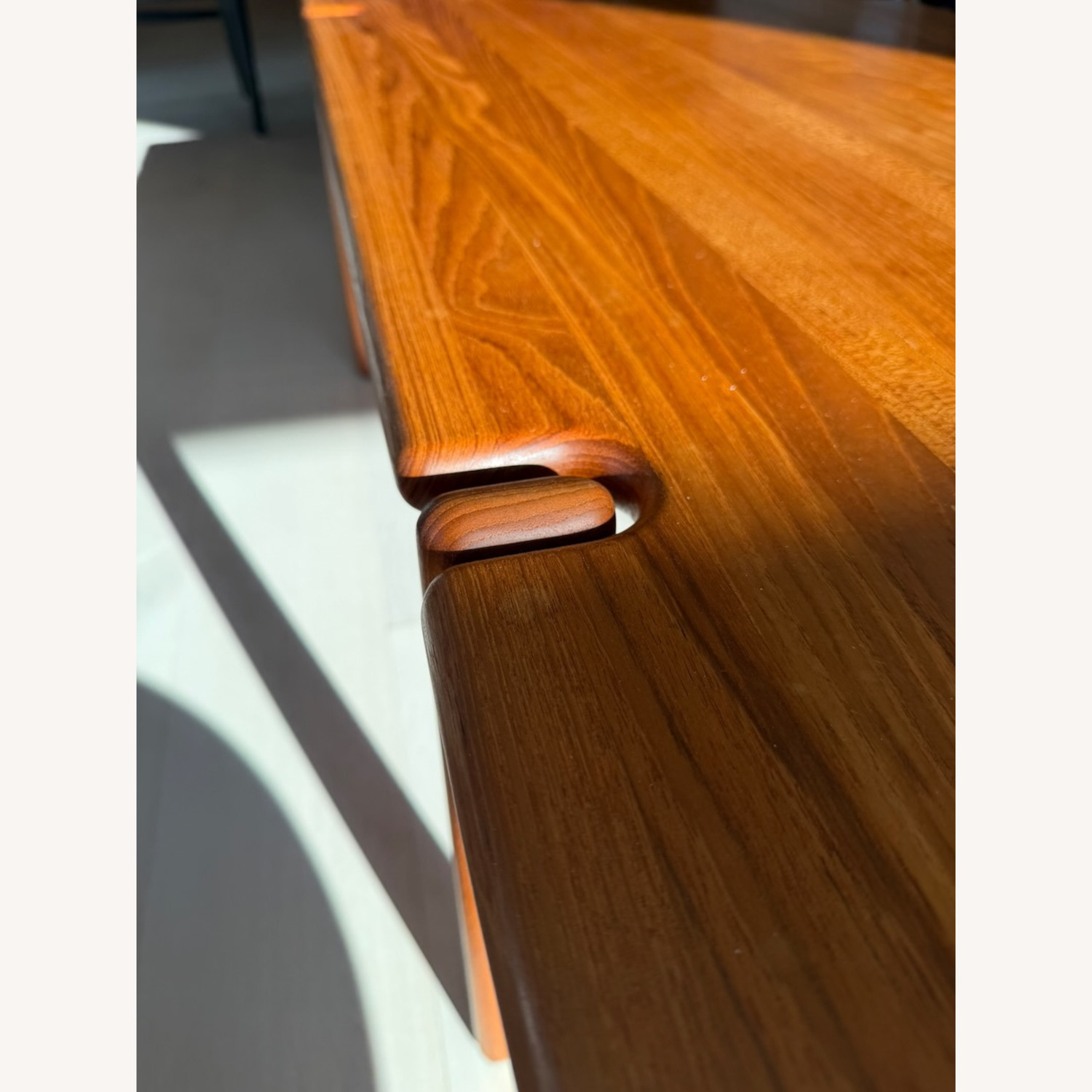 1960s Danish Solid Teak Coffee Table - image-4