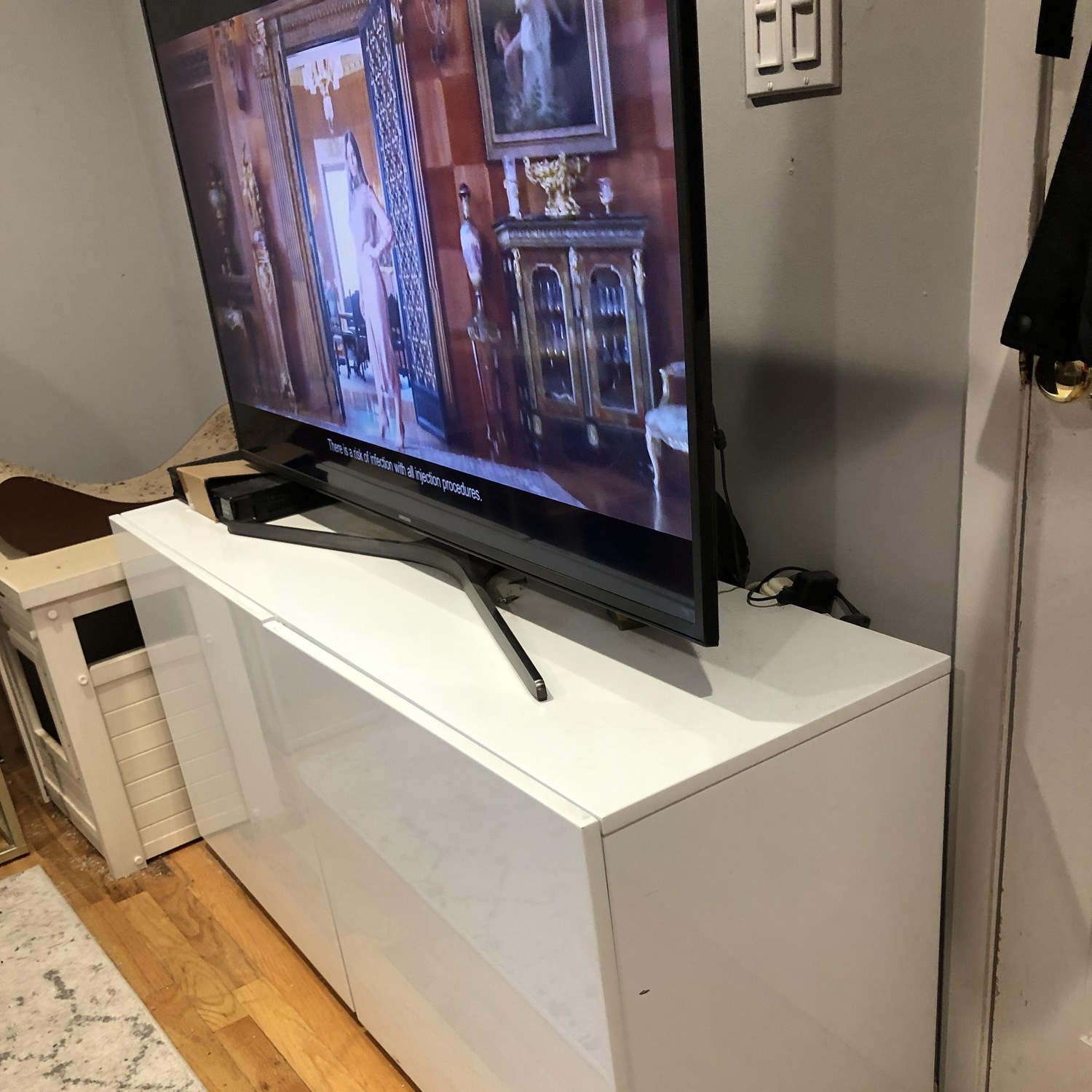 CB2 Fuel White Lacquer Credenza - image-4
