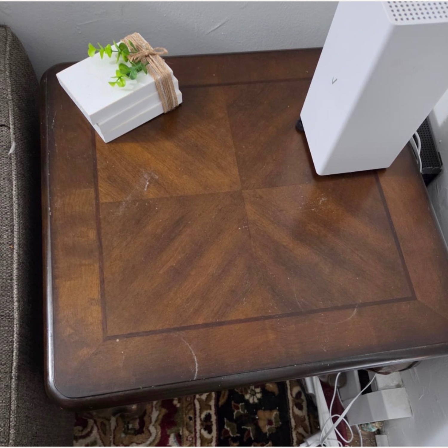 Ashley Furniture Dark Brown Wood Coffee Table - image-4
