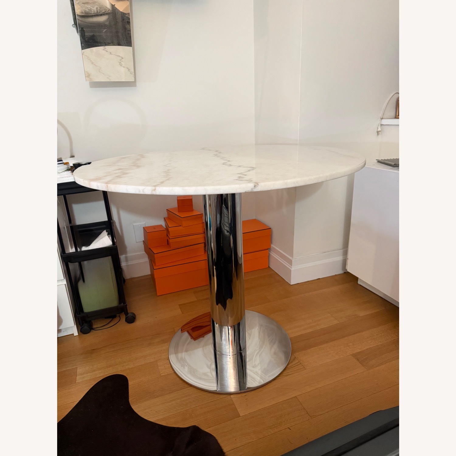Tom Dixon White Marble Dining Table - image-2