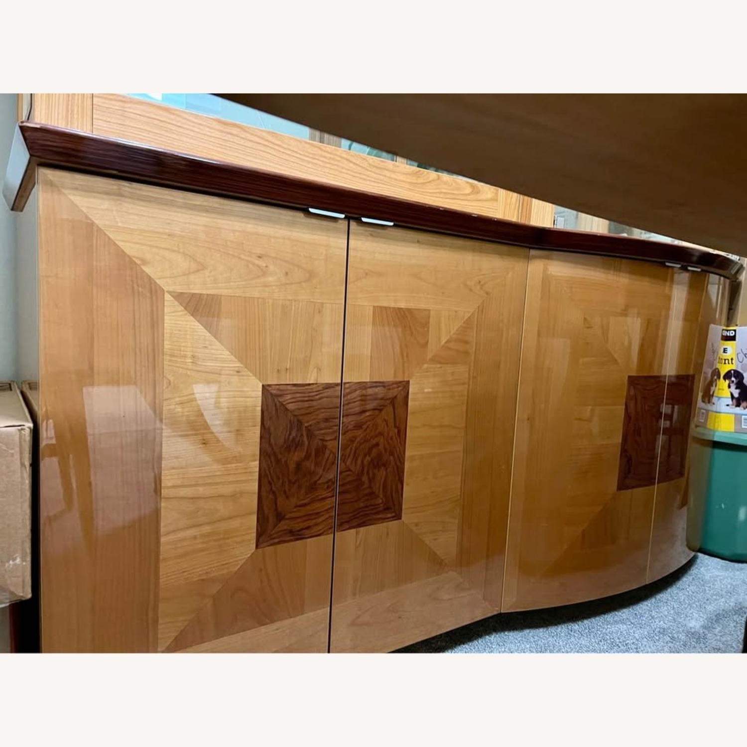 Natural Wood Sideboard - image-4