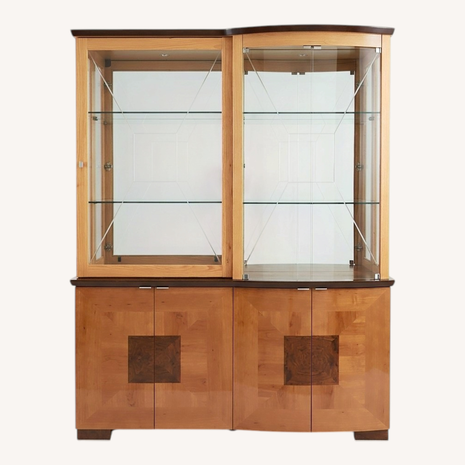 Natural Wood Sideboard - image-0
