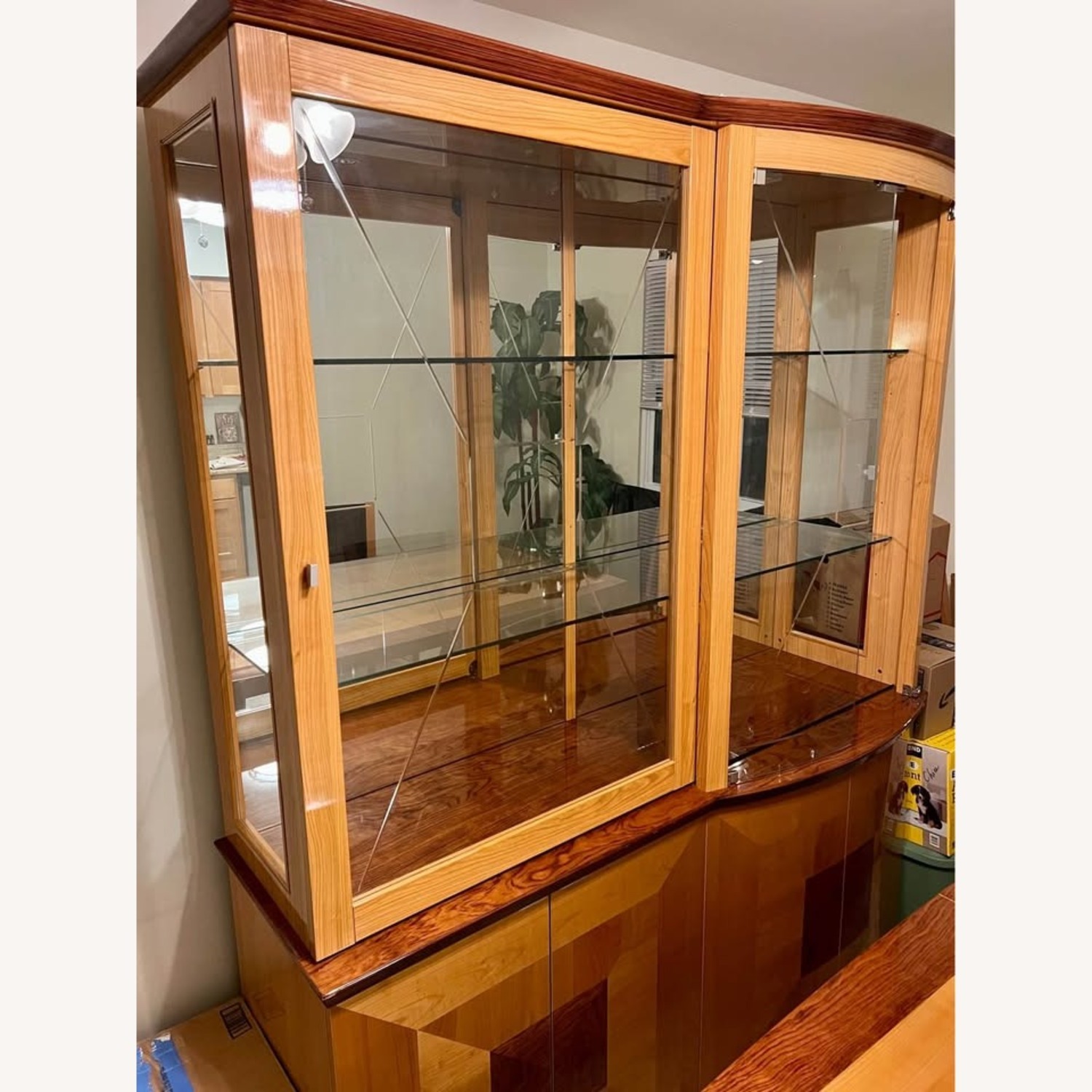 Natural Wood Sideboard - image-2